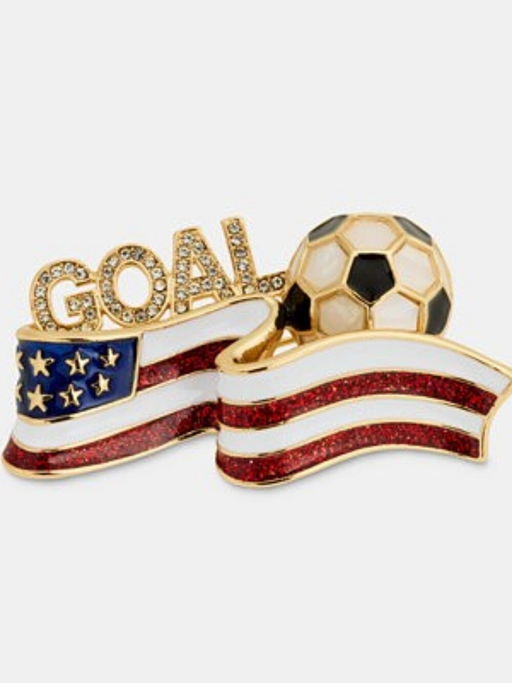 Anne Klein World Cup Soccer/Flag Pin
